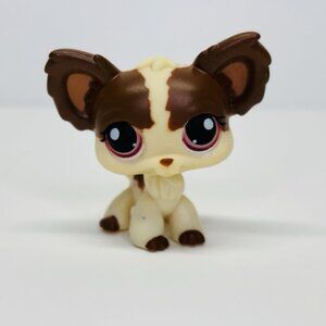 LPS #385 LITTLEST PETSHOP ORIGINAL AUTHENTIQUE CHIEN DOG PAPILLON BUTTERFLY